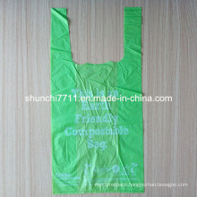 Earth Friendly Compostable T-Shirt Bag